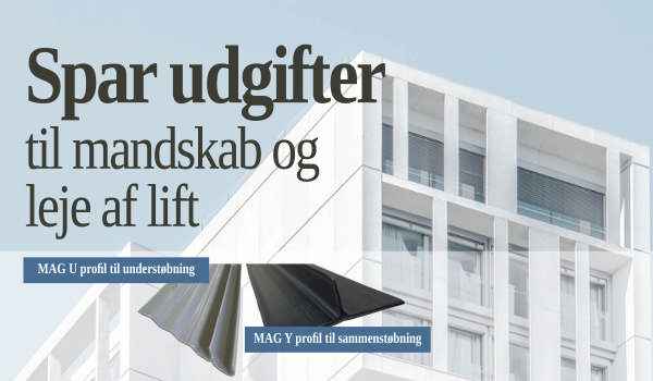 Effektive og tidsbesparende løsninger til elementmontage. Plastprofiler til under- og sammenstøbninger.