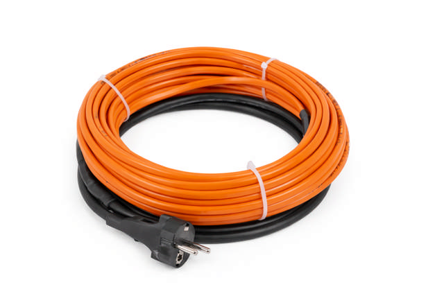 Betonhærdningskabel fra 3,3 til 85 meter med Schuko stik