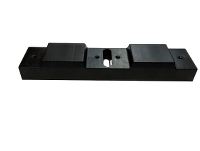 Bøjleholder 400x90x51 mm. Ø12 mm. Sort PP