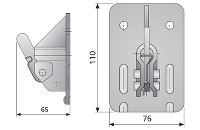 Betomax formclamps m/fjeder for Ø5-Ø10 mm stål