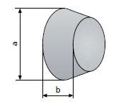 Betomax beton konus til MKK 15. a=60 mm. b=49 mm