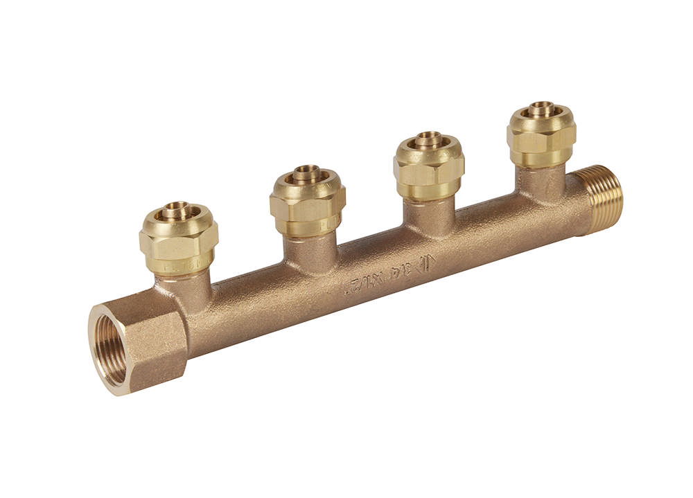 Fordelerrør Rødgods 3/4