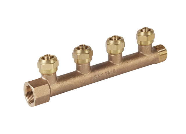 Fordelerrør Rødgods 3/4