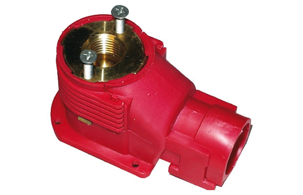 Koblingsdåse u/bøjning rød