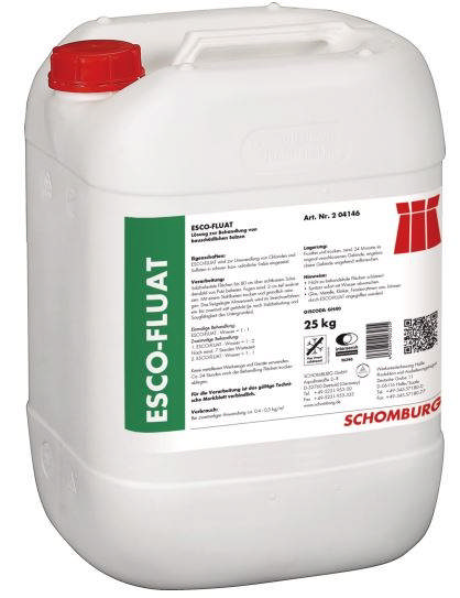 Opløsning til behandling salt skader på murværk