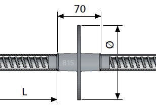 Betomax B15 muffe vandspærre Ø60 mm