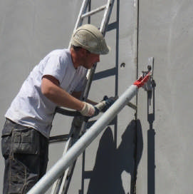 T-liste i regenerat HDPE 85 x 25 x 3.020 mm