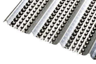 Strækmetal type 4. 2000 x 450 x 0,4 mm