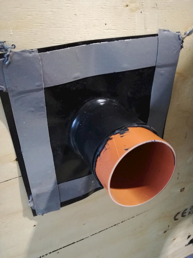 PROOFEX Tophat 160 mm. Til rørgennemføringer