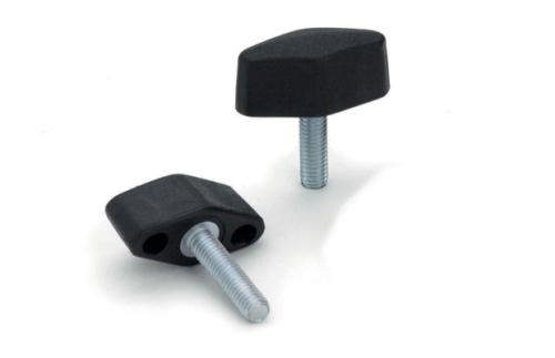 Fløjskrue 32 mm M6x10 mm sort