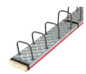 PYRAPLEX Strittekasse med 550 stål Dobbelt række stritter