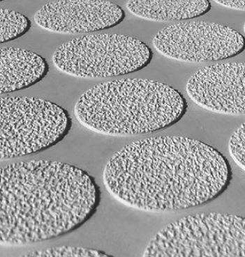 Gian 07 rund sandblæst strukturmåtte til støbeform