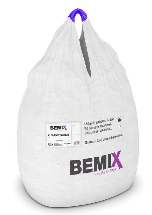 Bemix elementfugemørtel. 20-150 mm