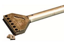 Gratspade med hårdmetalplatter 100 mm