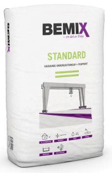 Bemix Standard mørtel til understøbning. 20-70 mm