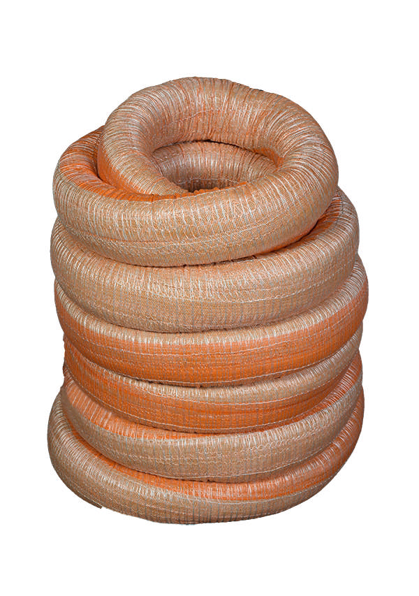 VEDAFEU C165. Firestop EI240, Ø165 mm reb, Orange