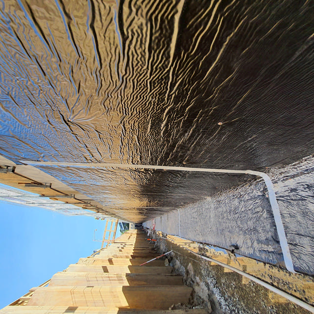 Voltex DS membran 1,10x5 m. HDPE-folie. 35 rl./pl.