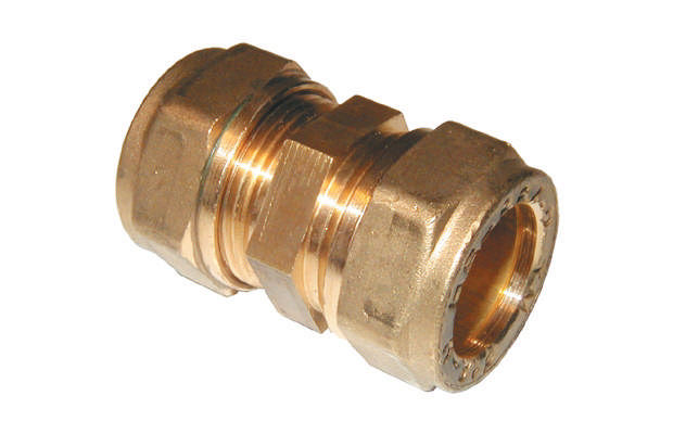 Komp. Lige kobling t/CUrør 10-28 mm  VA/GDV