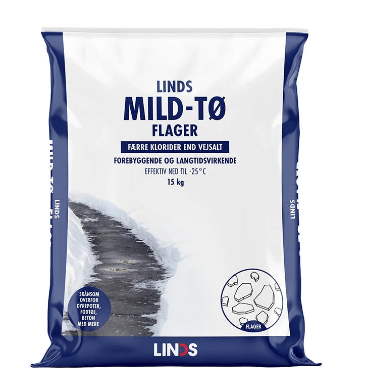 Optøning Mild-Tø Flager 15 kg. Forbrug 25-50 g/m²