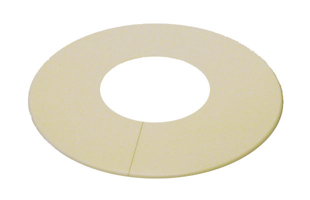 Hvid dækroset u/krave 50/120 - 75/150mm ABS