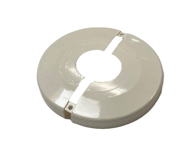 Todelt plastroset 12-28 mm hvid Ø85 x h8 mm ABS