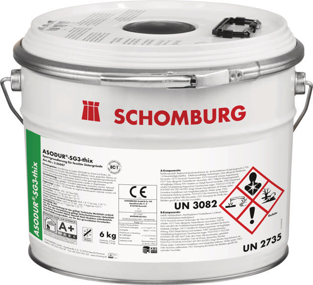Asodur SG3 Thix. Epoxy Primer. 0,6-1,0 kg/m²