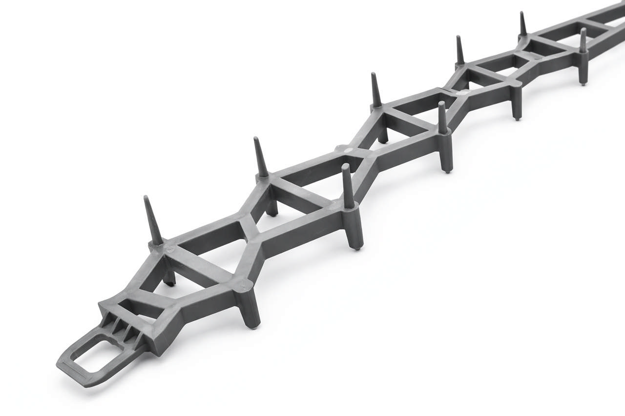 Afstandsliste 15-45 mm dæklag. L= 2,00 meter. PVC-fri