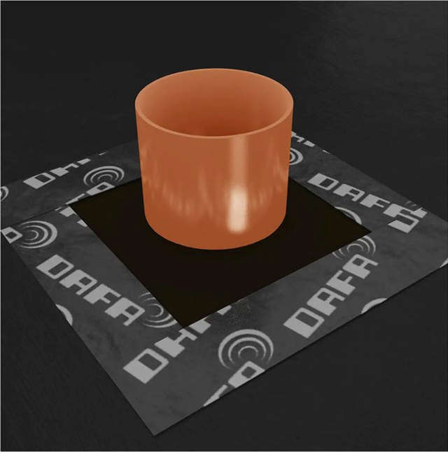 DAFA universal UV rørkrave 345. Ø80-Ø200 mm rør