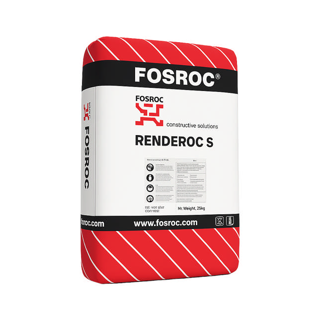 Renderoc S reparationsmørtel R4 5-100 mm. 55 MPa