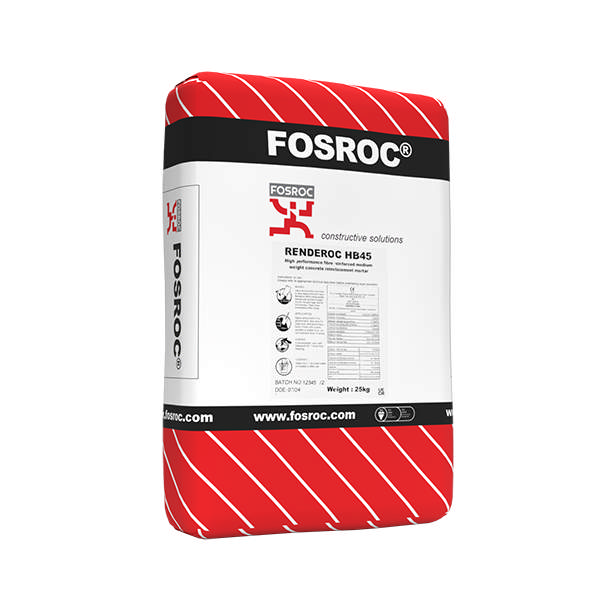 Renderoc HB 45 fiberforstærket R4 10-80 mm. 50 MPa