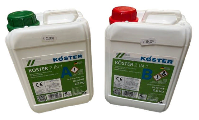 KÖSTER Injection 2 IN 1. PU 2i1. EN 1504. 5 kg A+B