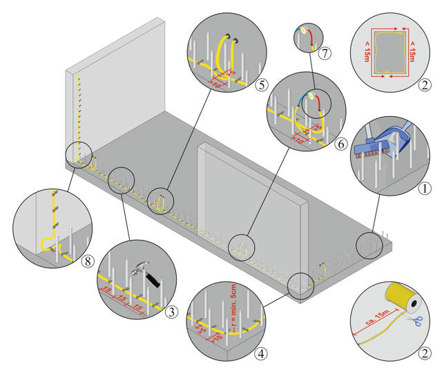 MASTERTUBE injektionsslange Ø6/Ø12 mm.
