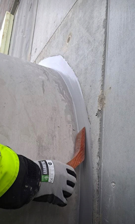 NOFIRNO tætningsmasse 310 ml. Grå farve