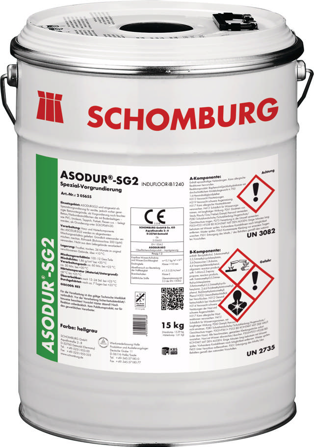 Asodur SG2. Damp- og radonbarriere. 0,6-1,0 kg/m²