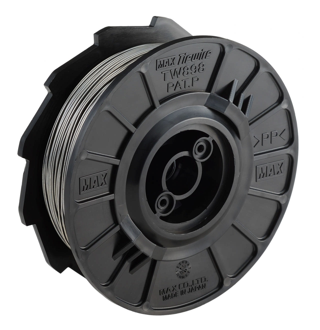 MAX TW 898 bindetråd, sort/blank. 2.000 rl./palle