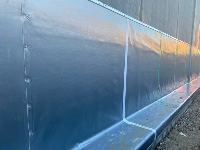 Silverseal membran_Tarup Center.jpg SilverSeal Active Vandtætningsmembran. 100 m²/rl.