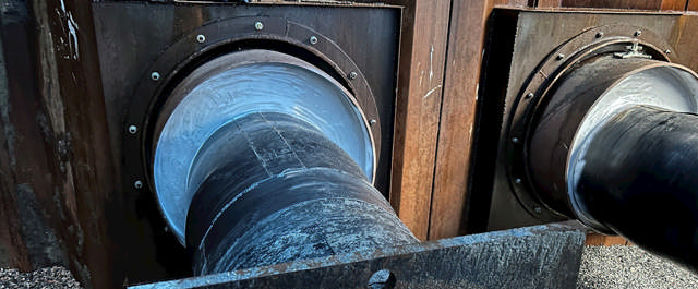 PE fjernvarmerør i varerør_besk.jpg NOFIRNO tætningsmasse 310 ml. Grå farve