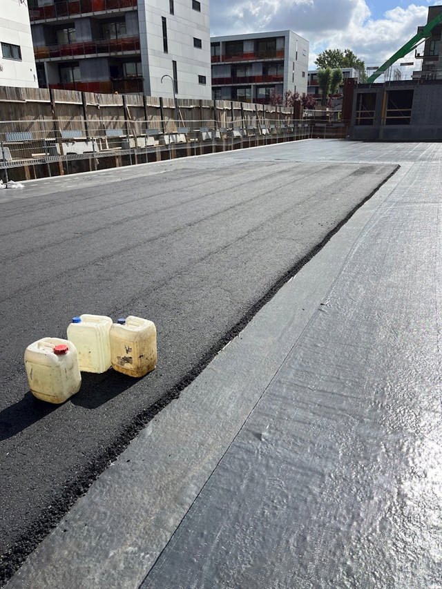 Elotene HD_Asfalt_3.jpg Elotene HD, 1 x 20 meter med Polypropylene væv