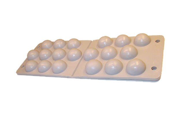 Mellemlægsplade 160 x 62 mm. GRÅ