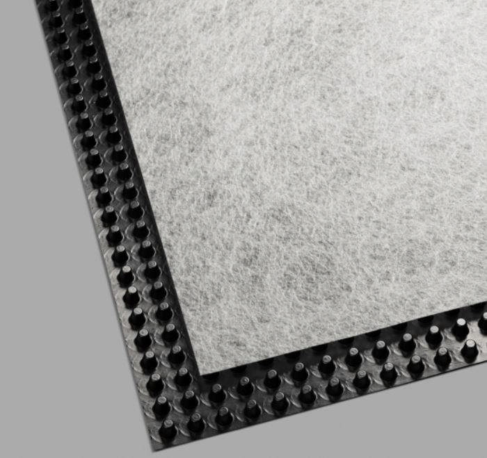 NEVOBAHN drænplade 2-lags 10 mm HDPE, fleece