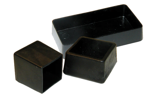 Dupsko 20x20 mm udvendig sort