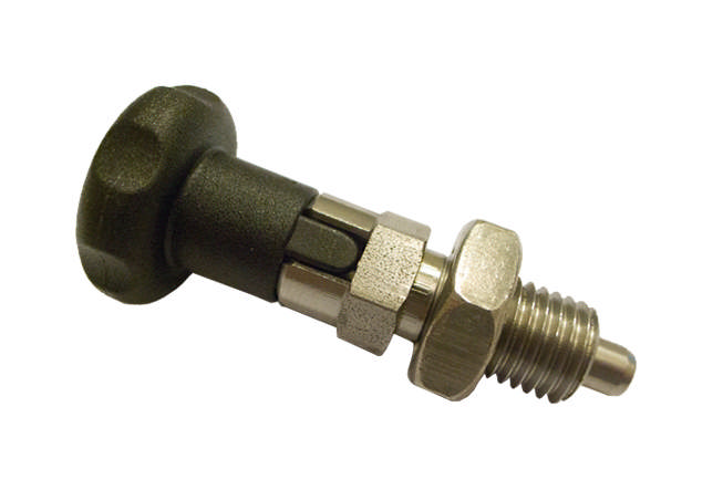 Positioneringsbolte type811 CIN m/stop m/kontramøtrik