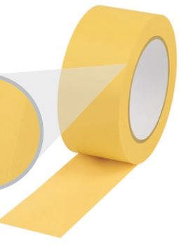 Forskallingstape gul. 50 mm x 33 meter. Type Klebo