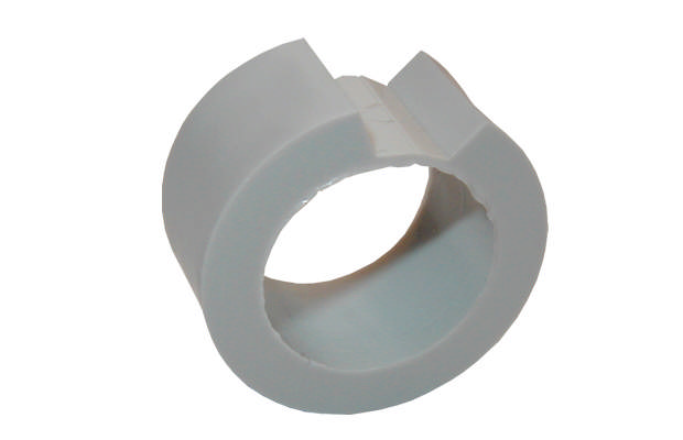 Plastindlæg PE t/zinkrørbærer Ø12-28 mm rør